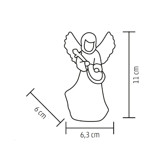 Imagine Inger, decoratiune LED