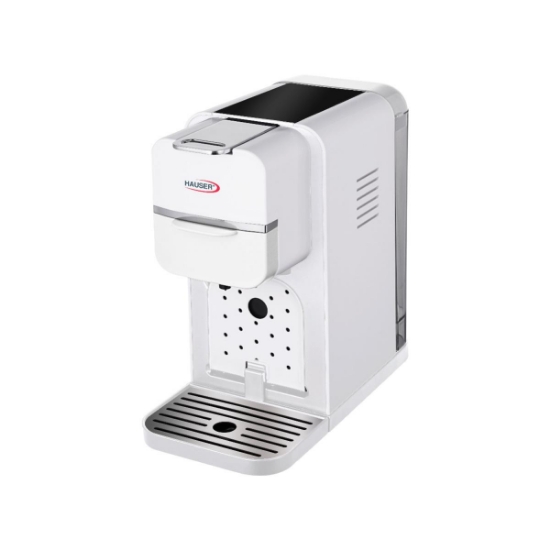 Imagine Aparat de cafea multifuncțional HAUSER CE-940W, compatibil cu Nespresso și Dolce Gusto, 1350 W, presiune maximă de 20 bar, rezervor de apă de 0,9 litri, alb