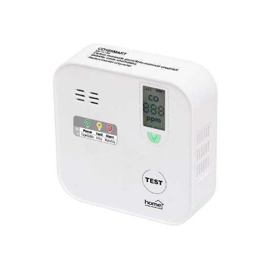 Imagine Senzor de CO Tuya WiFi LCD baterii, durata de viață baterii 2 ani, durata de viață senzor 10 ani