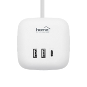 Imagine Distribuitor cub, comutator, 3 prize 16A 250V~, 1,5m 3G1,0 mm2 H05VV-F, kapcsoló, 2xUSB-A, 1xUSB-C