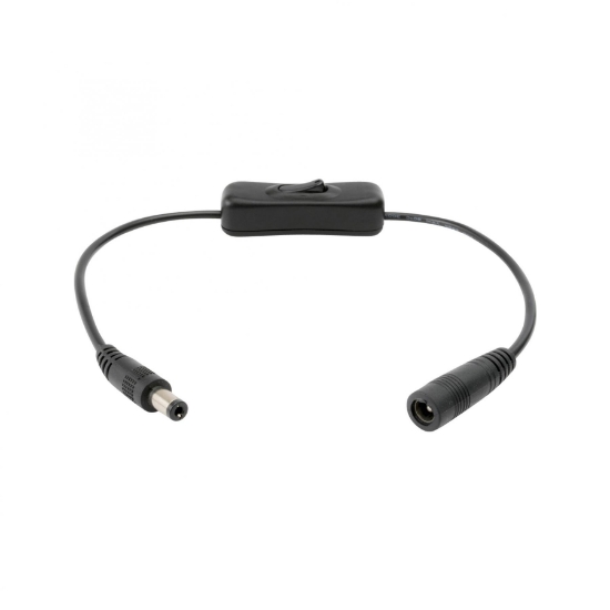Imagine Comutator DC cu mufe, 12V, 2 x cablu de cca. 15 cm
