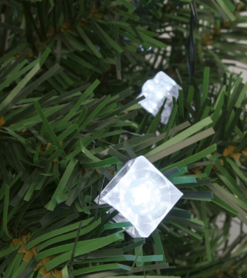 Imagine Decoraţiuni pe LED-uri de Ø5 mm, cub, 50 buc/set