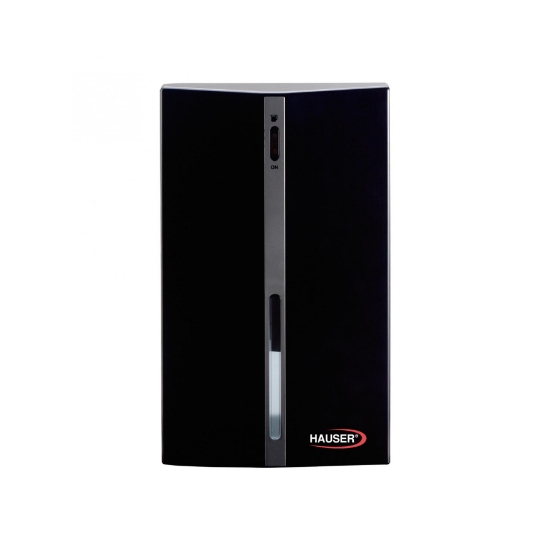 Imagine HAUSER DH-400 dezumidificator, 73 W, rezervor de 2000 ml, capacitate de 400 ml/zi, 40 dB, culoare negru/argintiu