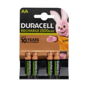 Imagine 4 baterii reîncărcabile Duracell AA 2500