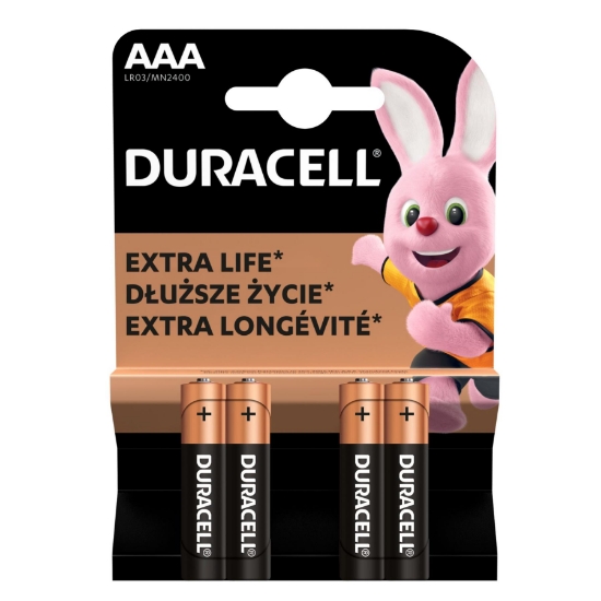Imagine Duracell BSC baterii 4 buc AAA - UG