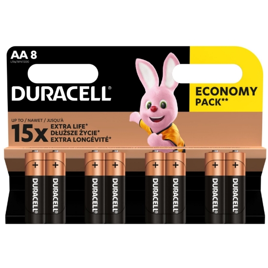 Imagine Baterii Duracell BSC 8 buc AA - UG