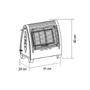 Imagine Radiator cu infrarosu, pe gaze naturale, 4.2 kW