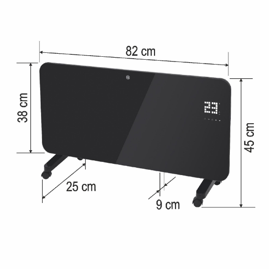 Imagine Radiator sticla, Smart, 2000W