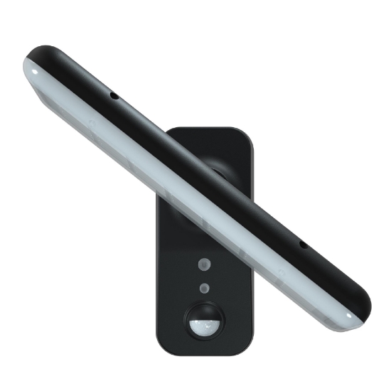 Imagine Reflector LED cu panou solar, senzor de miscare
