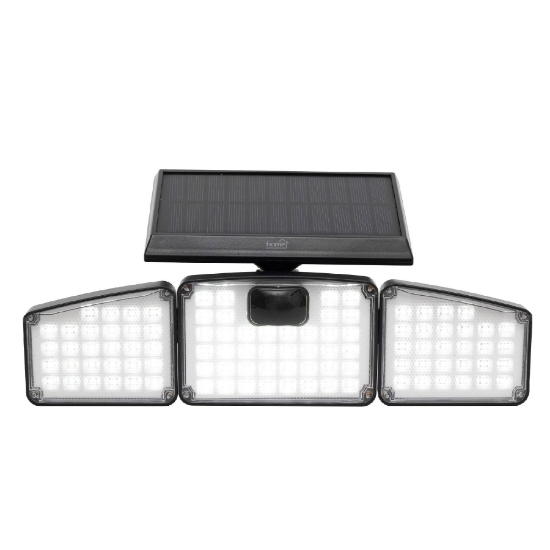 Imagine Reflector LED cu panou solar, senzor de miscare