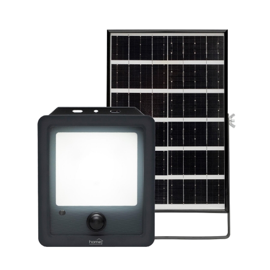 Imagine Reflector LED cu panou solar, senzor de miscare