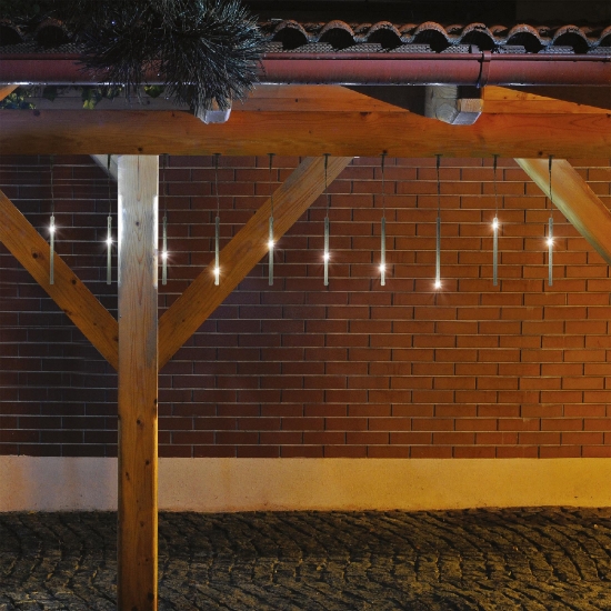 Imagine Ghirlanda sloi de gheata, 10 turturi, 200LED