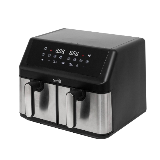 Imagine Airfryer dublu cu aer cald, 2x4,5L, 2000 W, digital