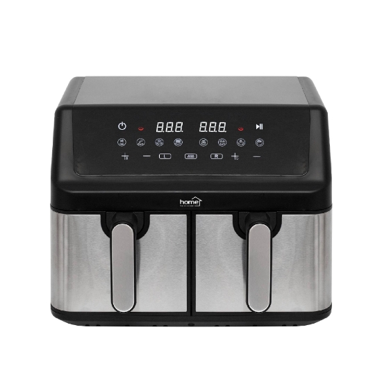 Imagine Airfryer dublu cu aer cald, 2x4,5L, 2000 W, digital