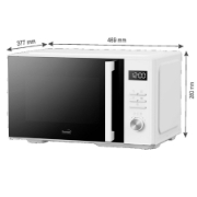 Imagine Cuptor cu microunde, funcție grill, 25 l, alb, 900 W/1000 W