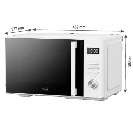 Imagine Cuptor cu microunde, funcție grill, 25 l, alb, 900 W/1000 W