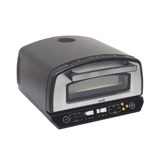 Imagine HOME HGPZ450 cuptor electric pentru pizza, max. 2000 W, max. 450 °C, afișaj LED, buton tactil, carcasă metalică, multifuncțional