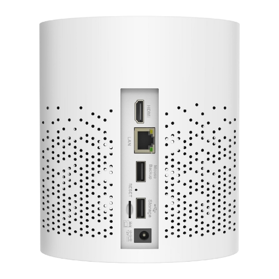 Imagine Homeguard, sistem de securitate fără fir Smart Deterrencre, smarthub 2 camere cu lumină roșie albastră și sirenă