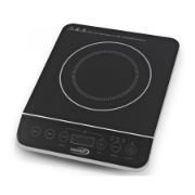 Imagine Plită cu inducție HAUSER IC-2014, 2000 W, sticlă ceramică, afișaj LCD, max. 240 °C, temporizator, blocare pentru copii, culoare neagră