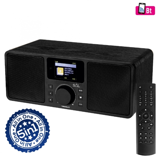 Imagine Internet radio, 5in1, negru