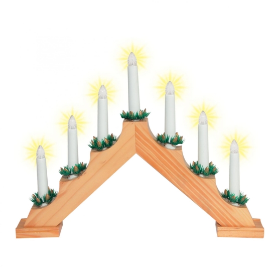 Imagine Decor piramidă cu lumânări