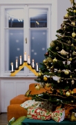 Imagine Decor piramidă cu lumânări