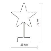 Imagine Decor pentru masă cu LED, brad, 4,5V