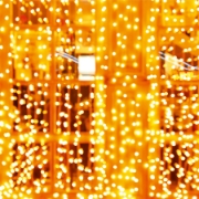 Imagine Perdea de lumini DOT LED, 2x 2 m, alb, cald
