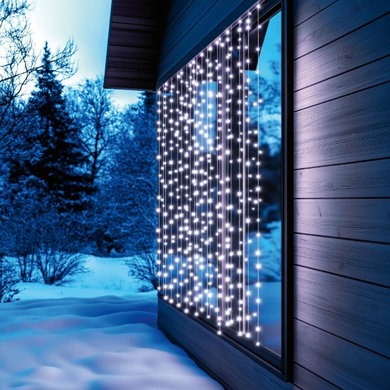 Imagine Perdea luminoasă LED DOT, 2x2 m, alb rece