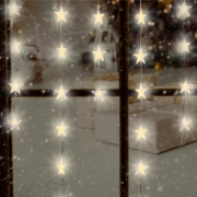 Imagine Perdea lumini stele cu LED