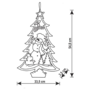 Imagine Decor geam, usa, cu LED-uri, cu fir optic