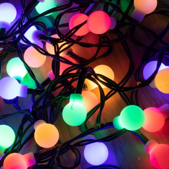Imagine Ghirlanda cu LED-uri, decor glob