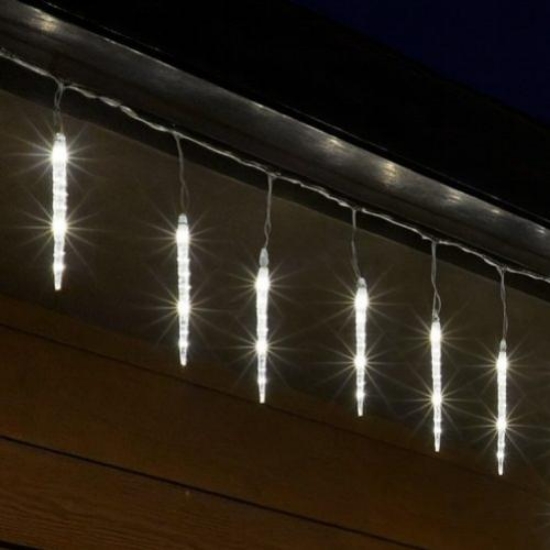 Imagine Ghirlandă luminoasă sloi de gheață, alb rece, adaptor IP44