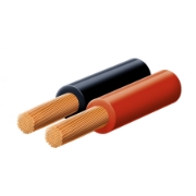Imagine Cablu pentru difuzor, roşu-negru, 2x1,5 mm, 100 m/rolă