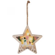 Imagine Decor lemn pentru ușă, fereastră, stea