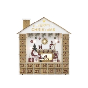 Imagine Calendar de Advent cu LED-uri, din lemn