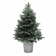 Imagine Brad artificial alimentat cu baterii, cu iluminare LED încorporată, înălțime 90 cm