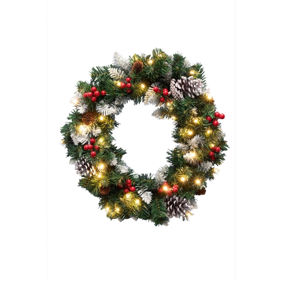 Imagine Ghirlanda luminoase cu LED-uri, 45 cm, LED-uri alb cald, IP44