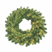 Imagine Coroana artificiala cu LED-uri, 60 cm, LED-uri de culoare alb cald