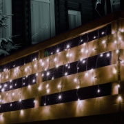 Imagine Perdea de lumini, 100 LED, alb, pt exterior, cu legare in serie