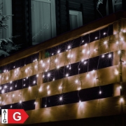 Imagine Perdea de lumini, 200 LED, alb, pt exterior, cu legare in serie