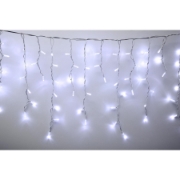 Imagine Ghirlanda luminoasa, 200 LED-uri, cablu alb, pentru utilizare în exterior