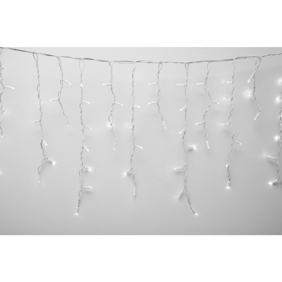 Imagine Ghirlanda luminoasa, 200 LED-uri, cablu alb, pentru utilizare în exterior