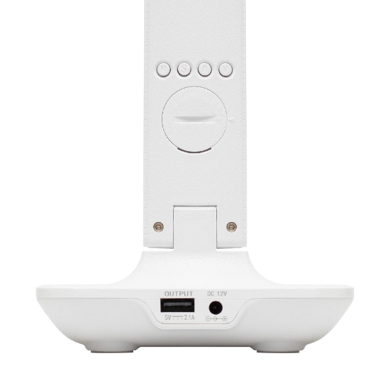 Imagine Lampa de birou LED cu incarcator fara fir, alb