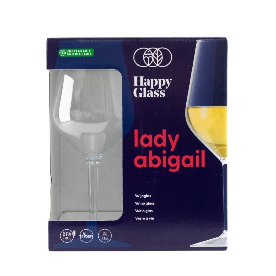 Imagine Pahar de vin incasabil, 47 cl, 2 buc./set