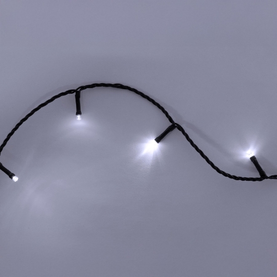Imagine Ghirlanda luminoasa cu LED-uri, 240 LED-uri, 8 perechi, temporizator, alb rece, pentru exterior