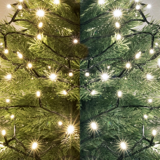 Imagine Ghirlanda LED, DUAL COLOR, alb cald/alb rece