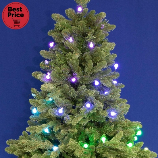Imagine Ghirlanda LED SMART RGB, decor bile, iSparkle, 120 LED, IP44