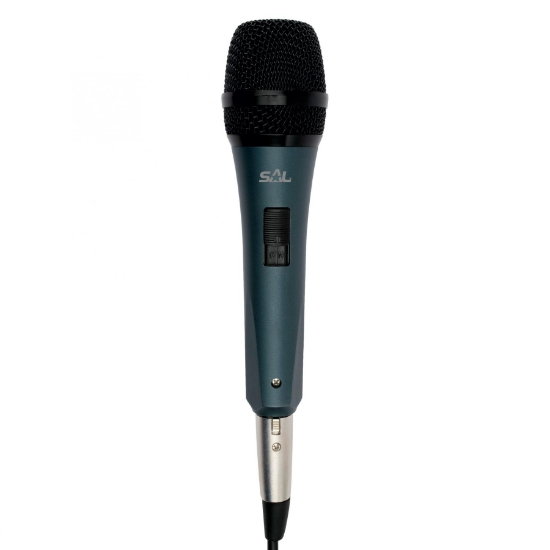 Imagine Microfon de mână, XLR-6,3 mm, metalic