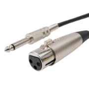 Imagine Microfon de mână, XLR-6,3 mm, metalic